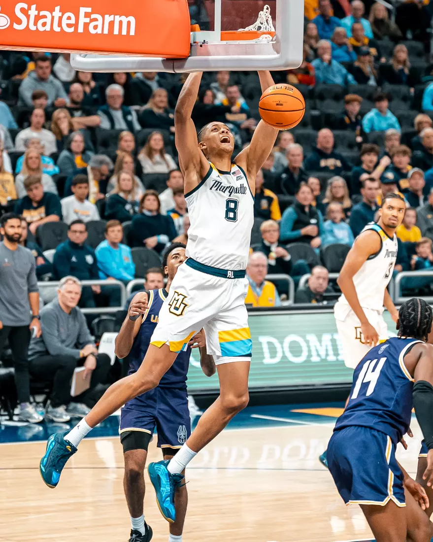 Marquette Mens Basketball beats Albany 82-53 at the Fiserv Forum in Milwaukee, WI on November 3rd, 2025.