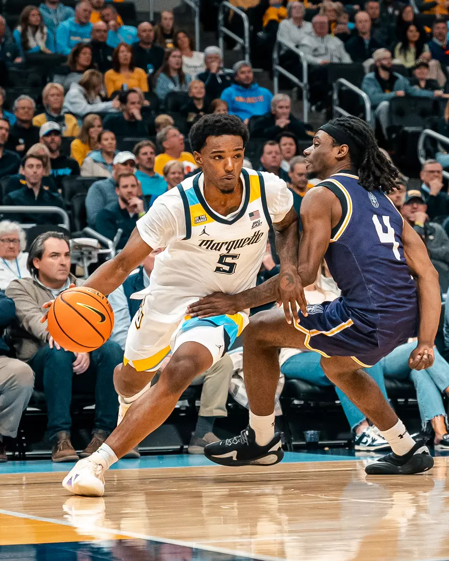 Marquette Mens Basketball beats Albany 82-53 at the Fiserv Forum in Milwaukee, WI on November 3rd, 2025.