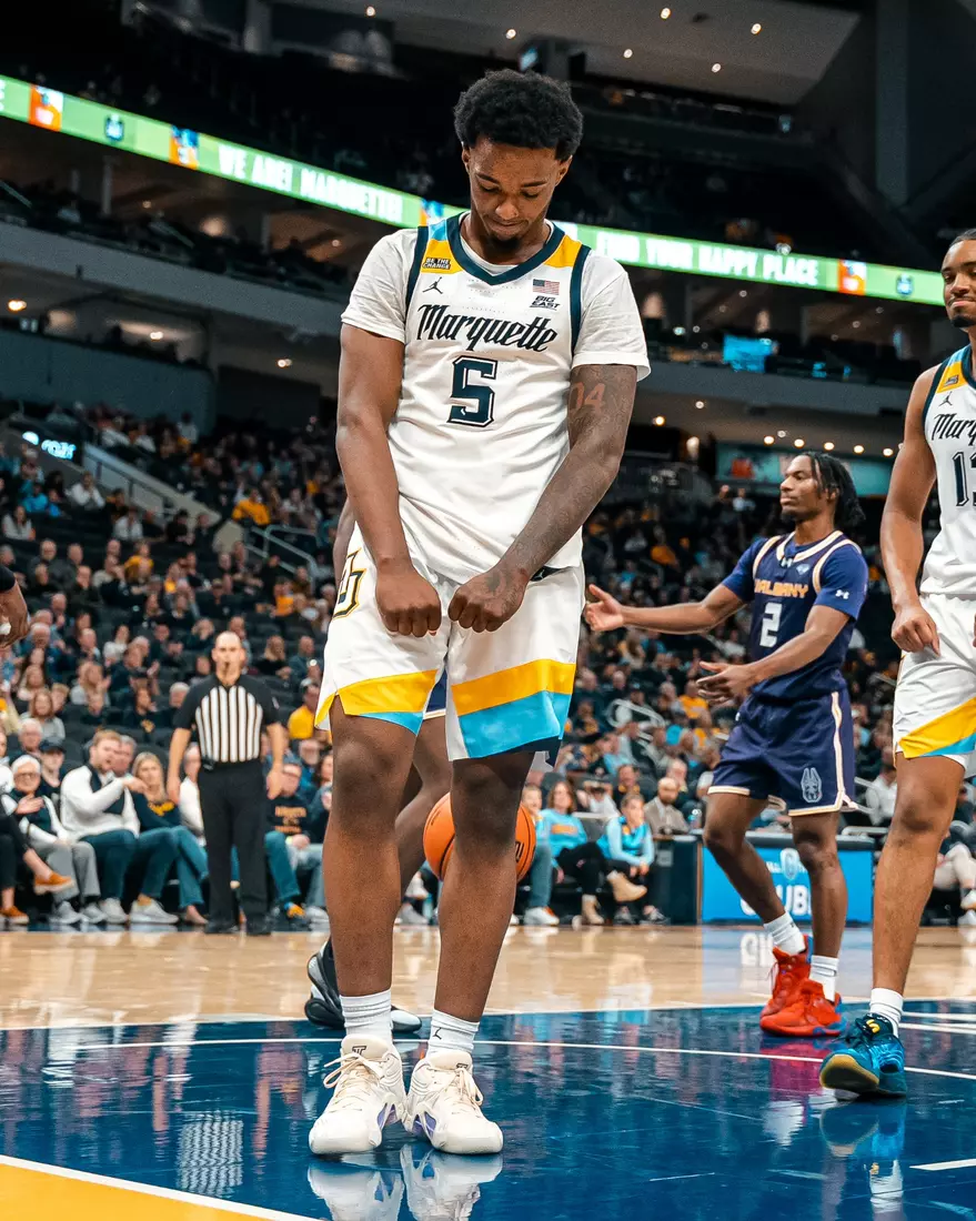 Marquette Mens Basketball beats Albany 82-53 at the Fiserv Forum in Milwaukee, WI on November 3rd, 2025.