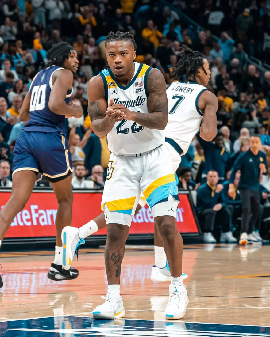Marquette Mens Basketball beats Albany 82-53 at the Fiserv Forum in Milwaukee, WI on November 3rd, 2025.