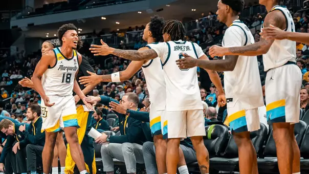 Marquette Mens Basketball beats Albany 82-53 at the Fiserv Forum in Milwaukee, WI on November 3rd, 2025.