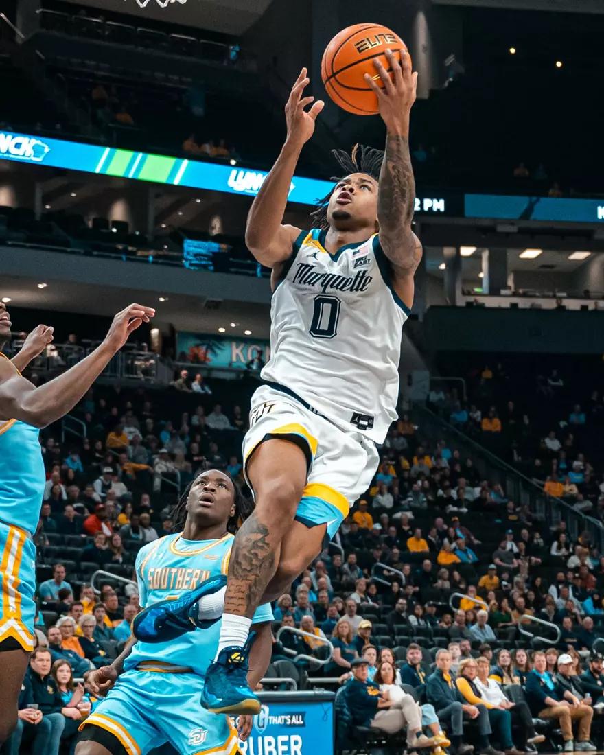Marquette Men's Basketball defeats Southern University 100-82, at Fiserv Forum in Milwaukee, Wisconsin on November 5, 2025.