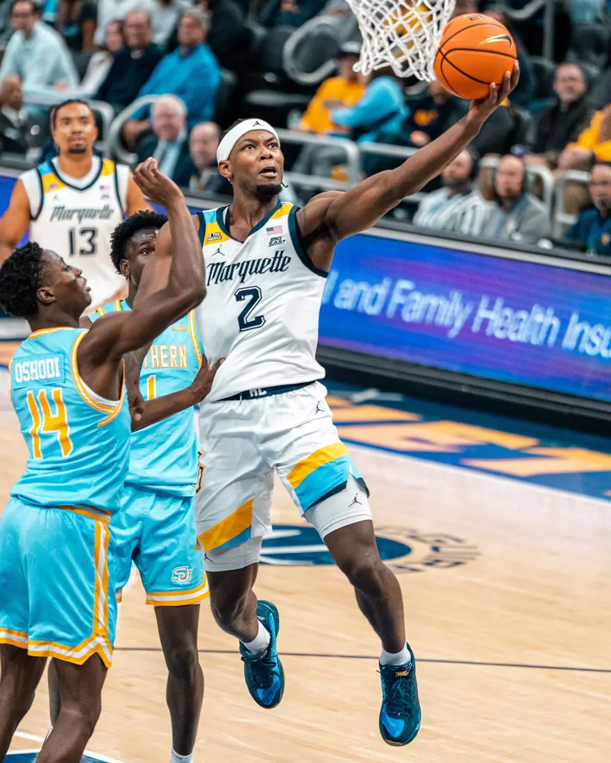 Marquette Men's Basketball defeats Southern University 100-82, at Fiserv Forum in Milwaukee, Wisconsin, on November 5, 2025.