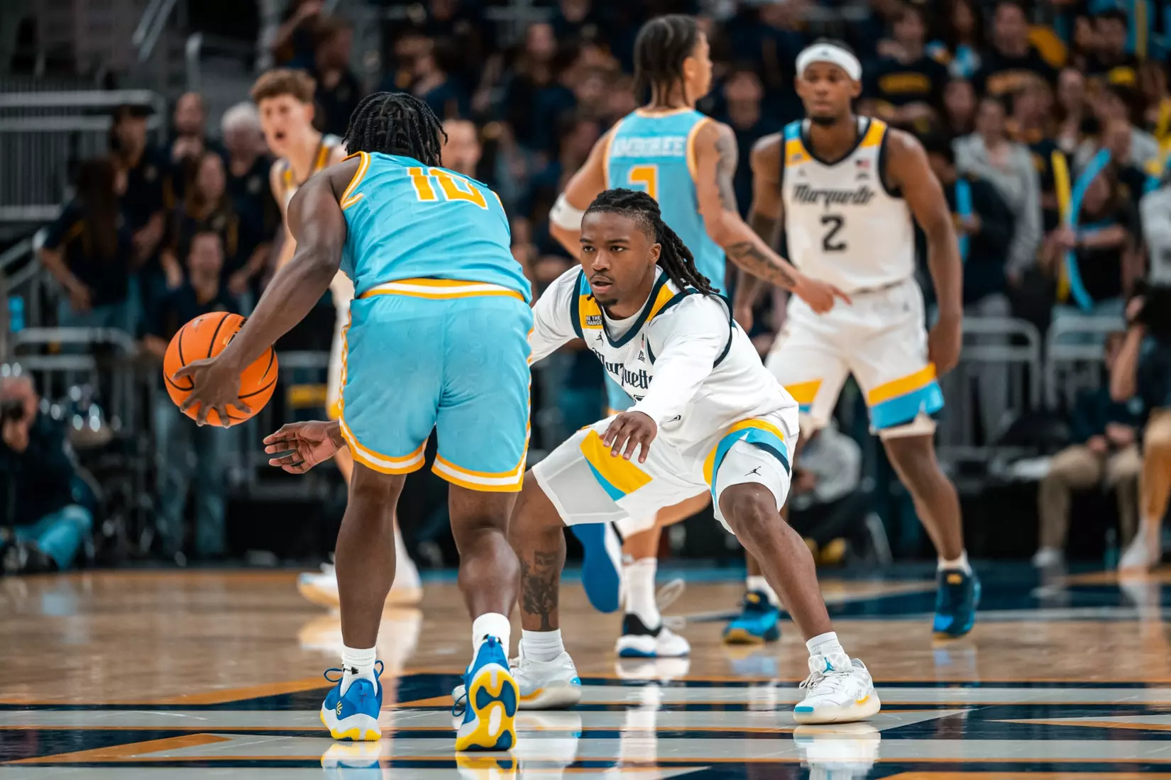 Marquette Men's Basketball defeats Southern University 100-82, at Fiserv Forum in Milwaukee, Wisconsin on November 5, 2025.