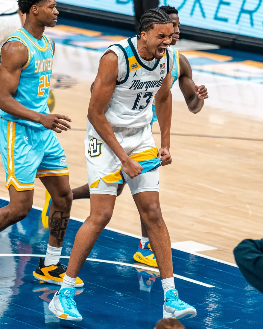 Marquette Men's Basketball defeats Southern University 100-82, at Fiserv Forum in Milwaukee, Wisconsin, on November 5, 2025.