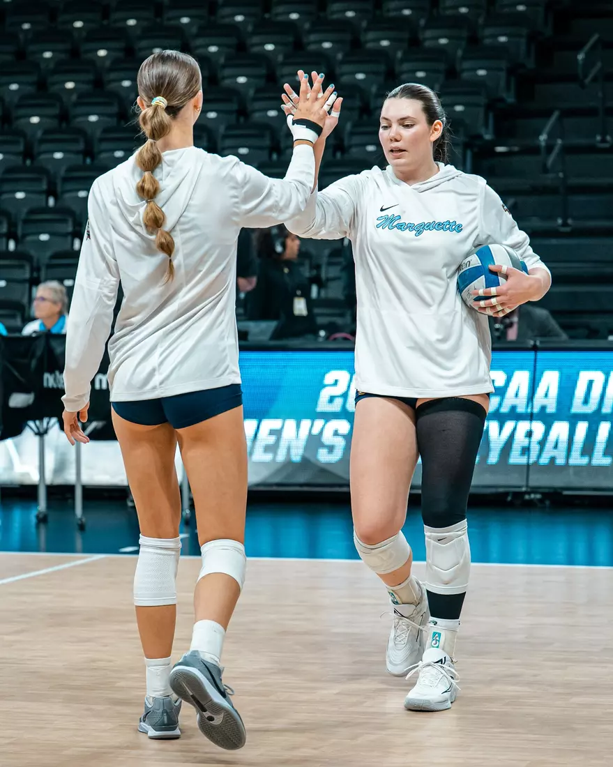 Marquette Volleyball during there first round match of the NCAA Tournament in Louisville, KY on December 5th, 2025