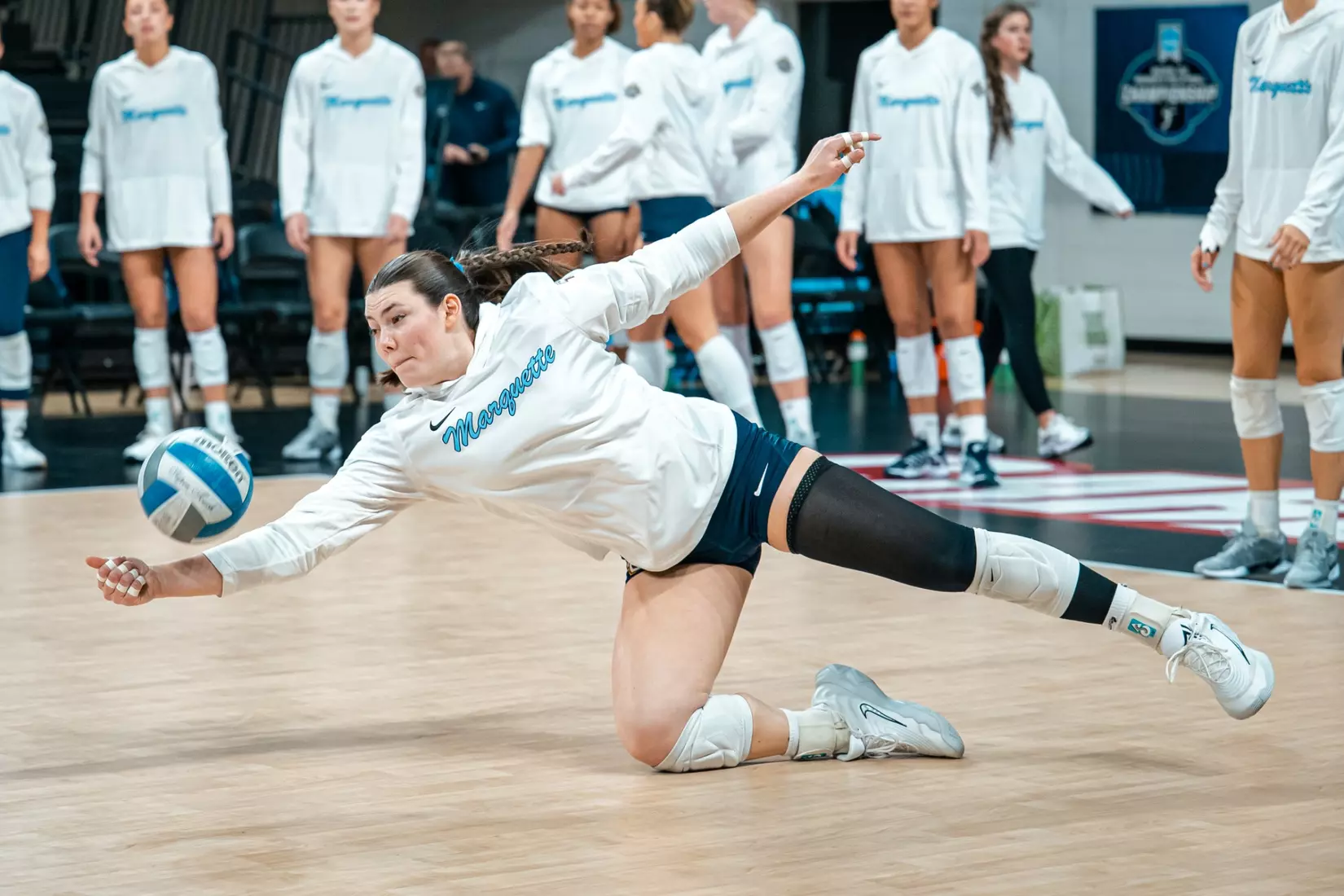 Marquette Volleyball during there first round match of the NCAA Tournament in Louisville, KY on December 5th, 2025
