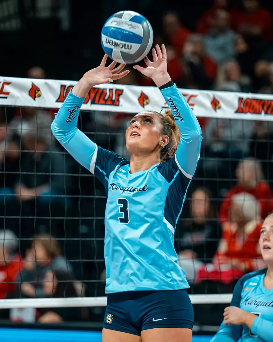 Marquette Volleyball during there first round match of the NCAA Tournament in Louisville, KY on December 5th, 2025