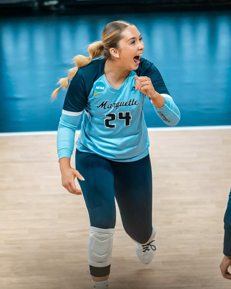 Marquette Volleyball during there first round match of the NCAA Tournament in Louisville, KY on December 5th, 2025