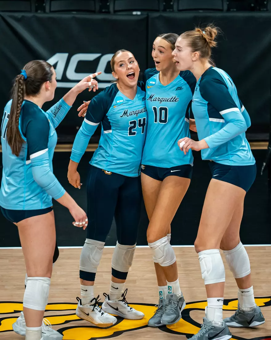 Marquette Volleyball during there first round match of the NCAA Tournament in Louisville, KY on December 5th, 2025