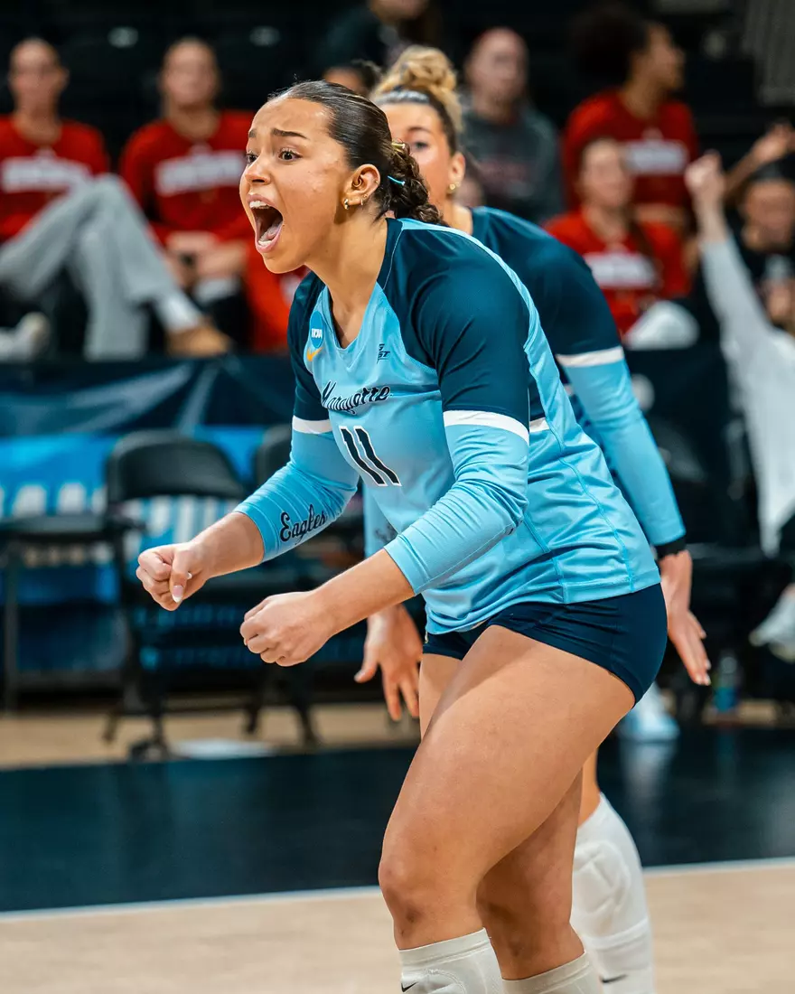 Marquette Volleyball during there first round match of the NCAA Tournament in Louisville, KY on December 5th, 2025
