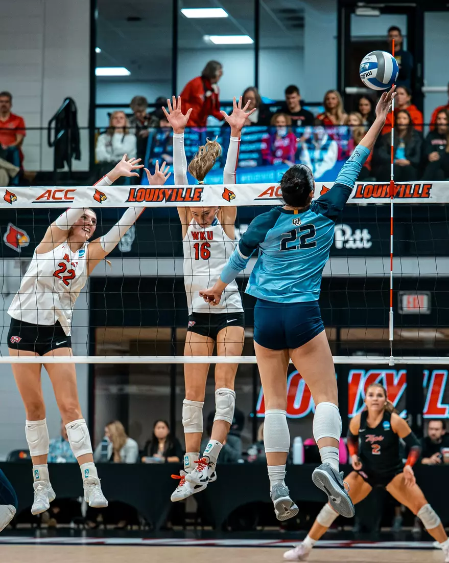 Marquette Volleyball during there first round match of the NCAA Tournament in Louisville, KY on December 5th, 2025