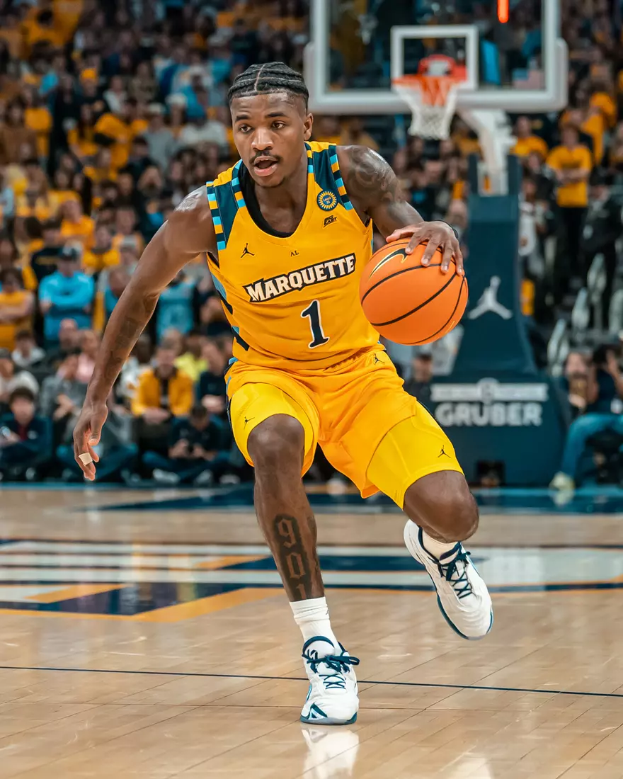 #9 Marquette Men's Basketball falls to UCONN 77-69 on National Marquette Day on Saturday, February 1st, 2025 at Fiserv Forum in Milwaukee, WI