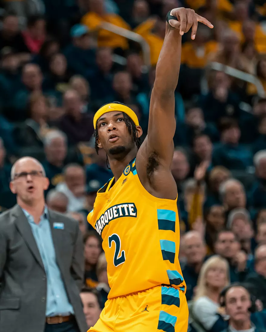 #9 Marquette Men's Basketball falls to UCONN 77-69 on National Marquette Day on Saturday, February 1st, 2025 at Fiserv Forum in Milwaukee, WI