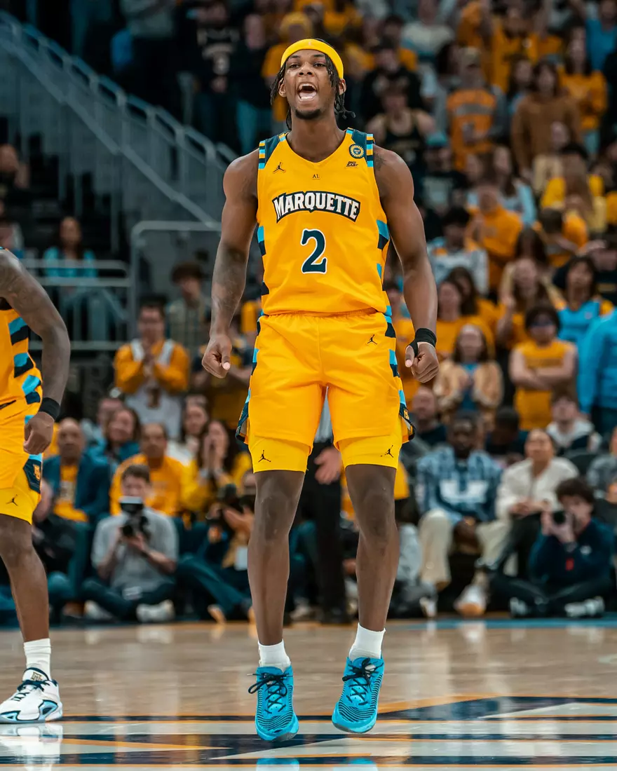 #9 Marquette Men's Basketball falls to UCONN 77-69 on National Marquette Day on Saturday, February 1st, 2025 at Fiserv Forum in Milwaukee, WI