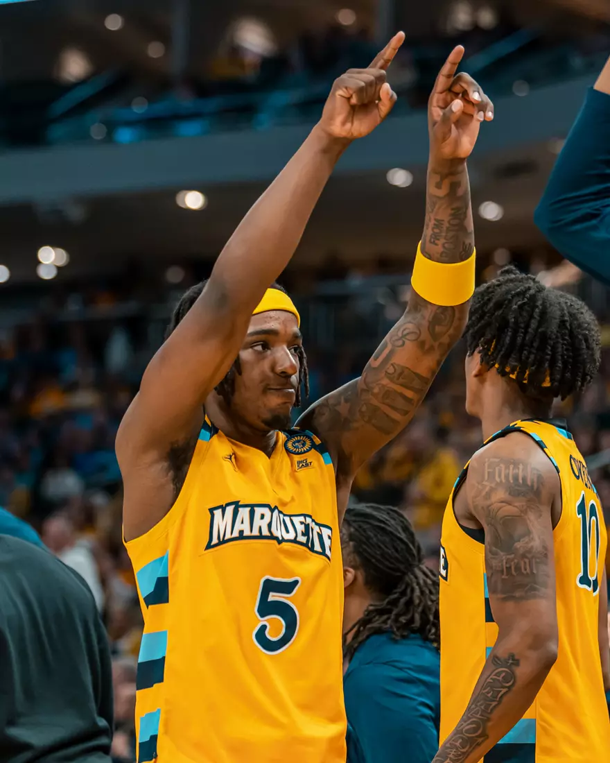 #9 Marquette Men's Basketball falls to UCONN 77-69 on National Marquette Day on Saturday, February 1st, 2025 at Fiserv Forum in Milwaukee, WI