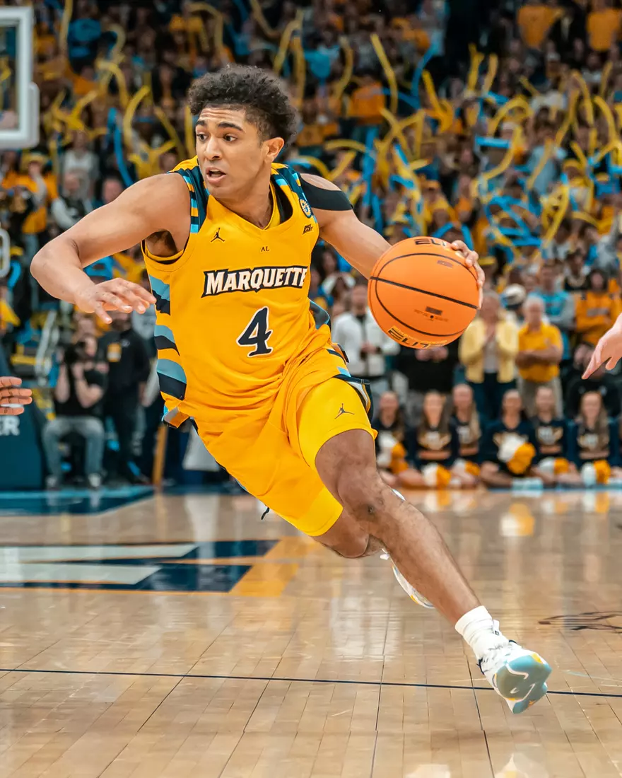 #9 Marquette Men's Basketball falls to UCONN 77-69 on National Marquette Day on Saturday, February 1st, 2025 at Fiserv Forum in Milwaukee, WI