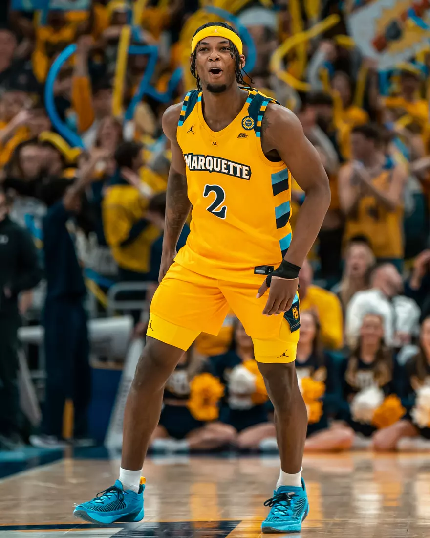 #9 Marquette Men's Basketball falls to UCONN 77-69 on National Marquette Day on Saturday, February 1st, 2025 at Fiserv Forum in Milwaukee, WI