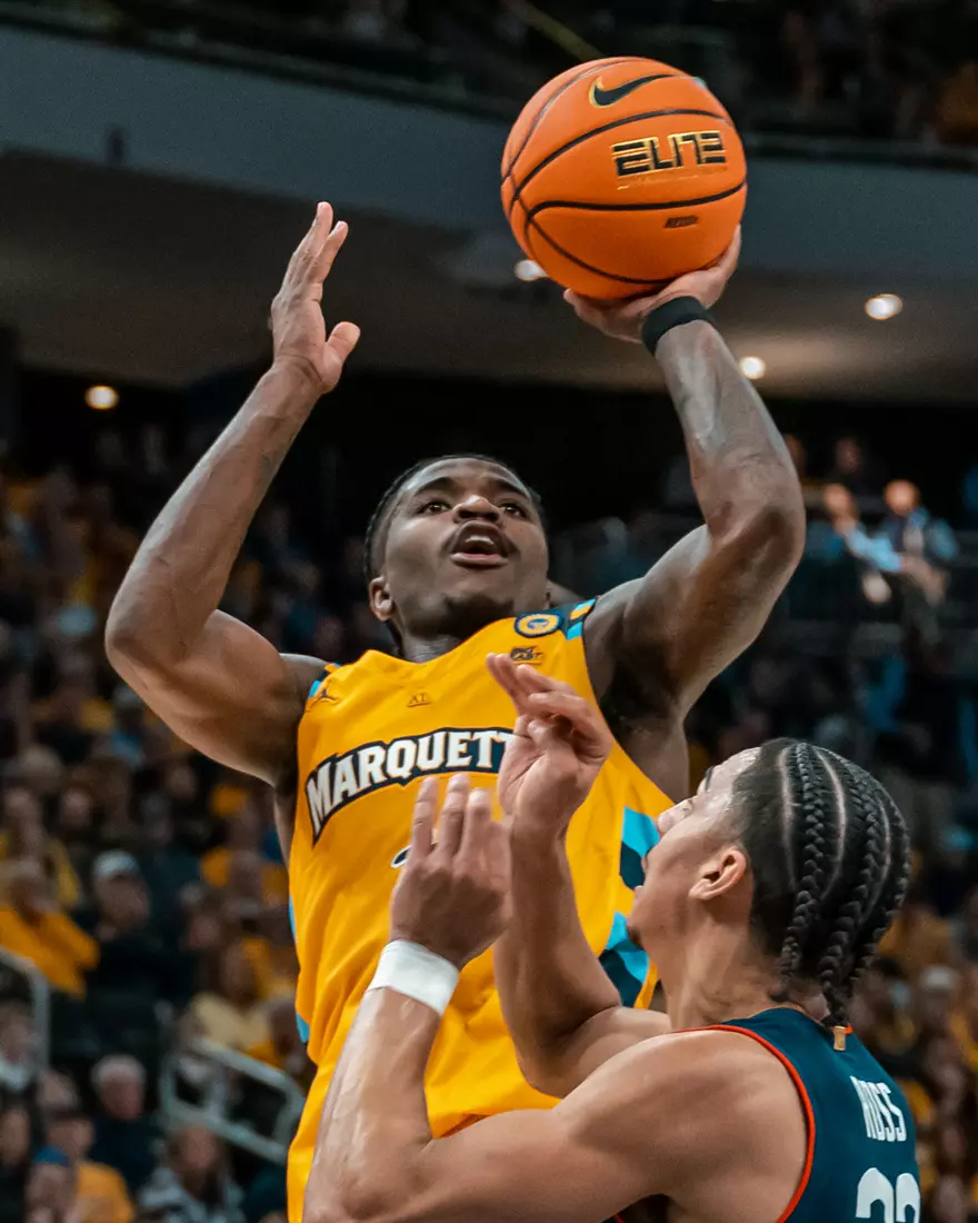 #9 Marquette Men's Basketball falls to UCONN 77-69 on National Marquette Day on Saturday, February 1st, 2025 at Fiserv Forum in Milwaukee, WI