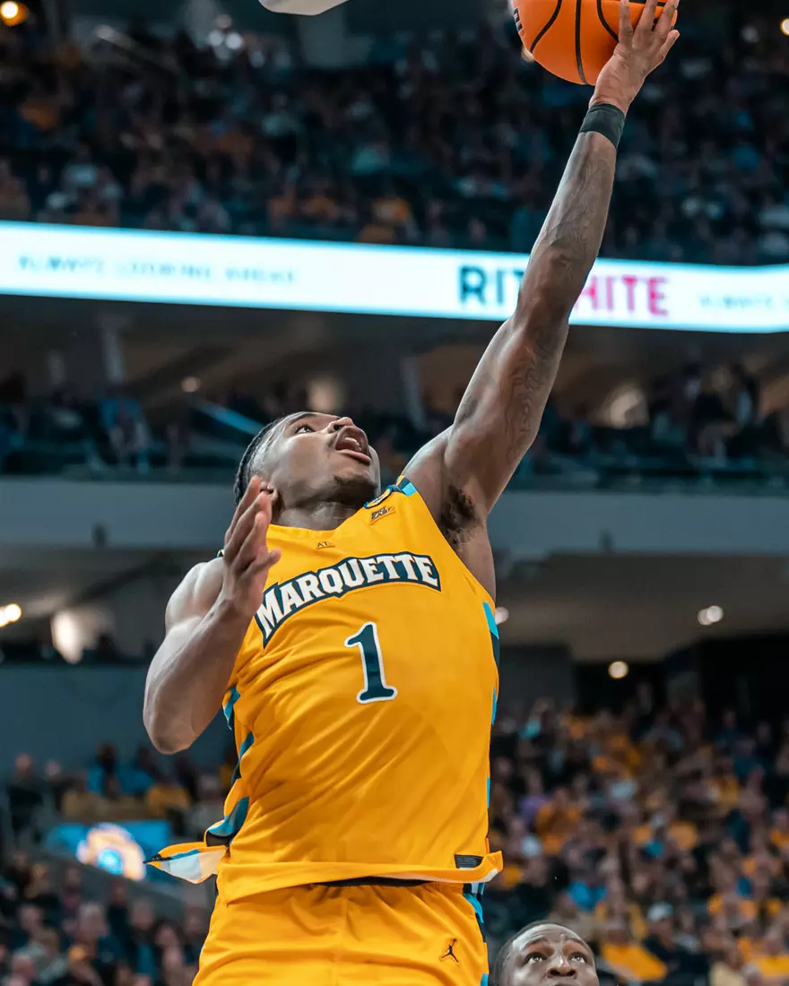 #9 Marquette Men's Basketball falls to UCONN 77-69 on National Marquette Day on Saturday, February 1st, 2025 at Fiserv Forum in Milwaukee, WI