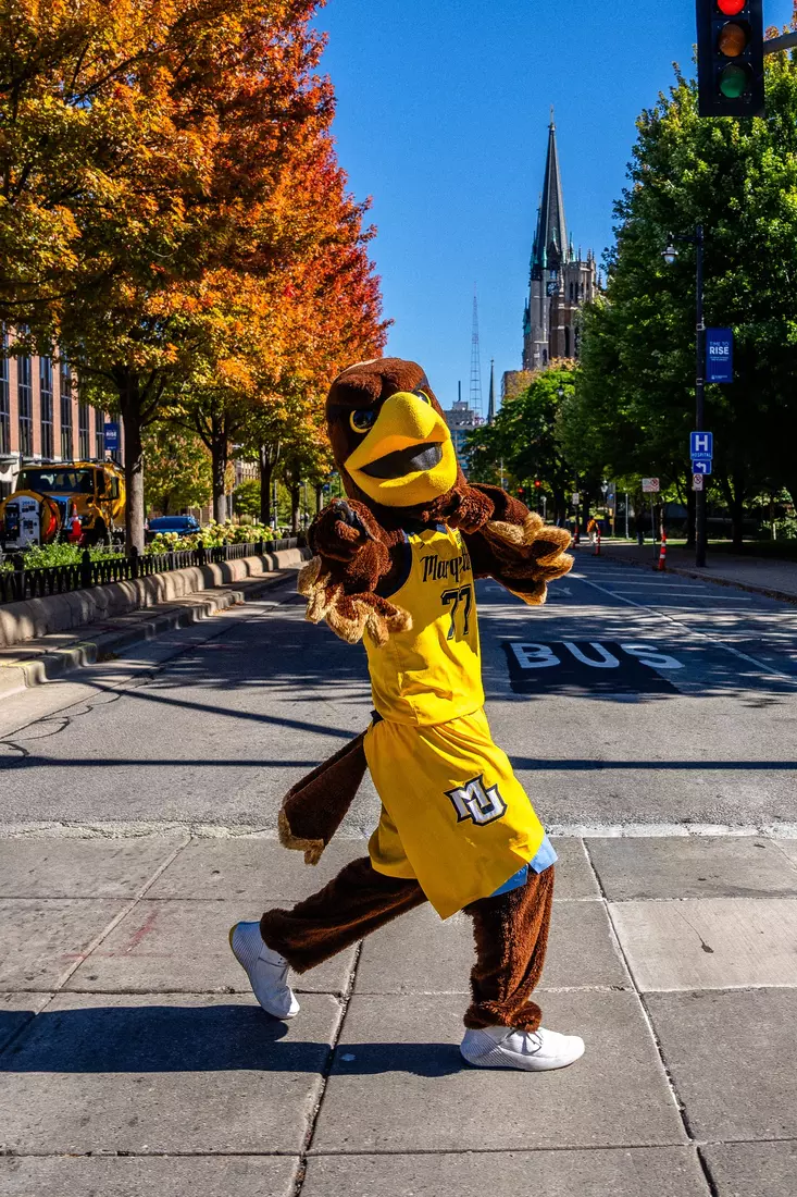 2024, October, Vote, Voter registration, Milwaukee Bucks, Iggy, Iggy the Eagle, Mascot