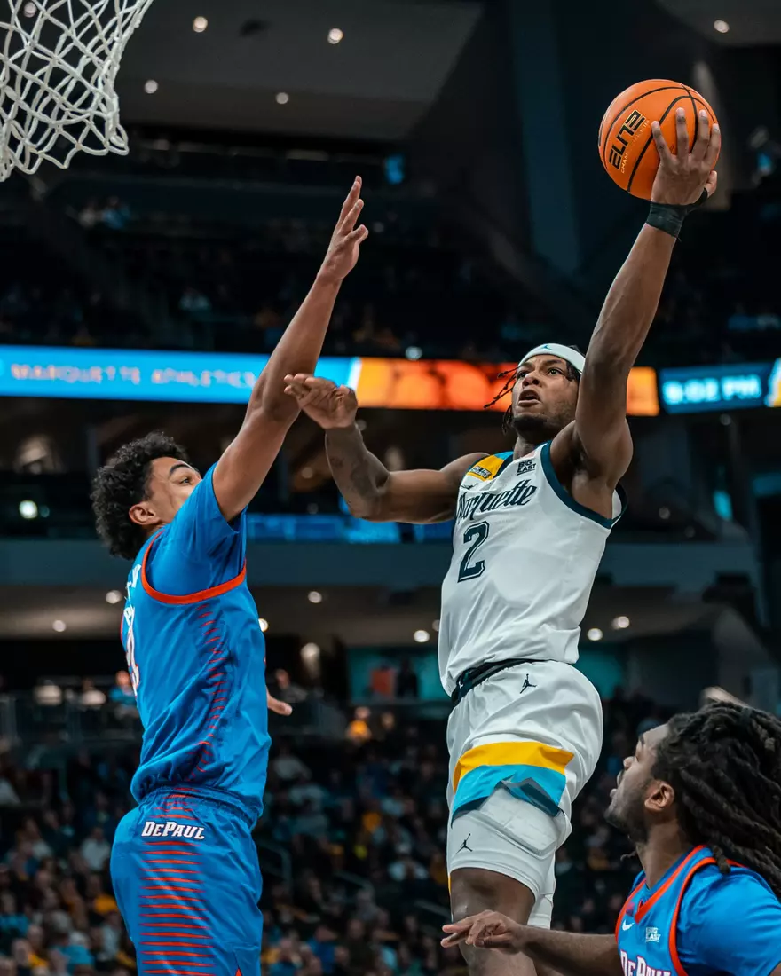 #18 Marquette Men's Basketball defeats to DePaul 68-58 on Tuesday, February 11th, 2025 at Fiserv Forum in Milwaukee, WI