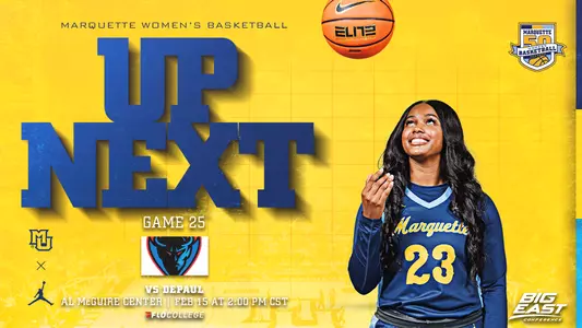 WBB Gameday vs DePaul 2.15
