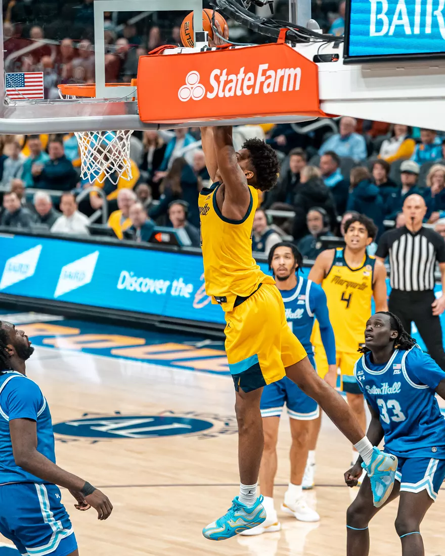 #16 Marquette Men's Basketball defeats to Seton Hall 80-56 on Tuesday, February 18th, 2025 at Fiserv Forum in Milwaukee, WI
