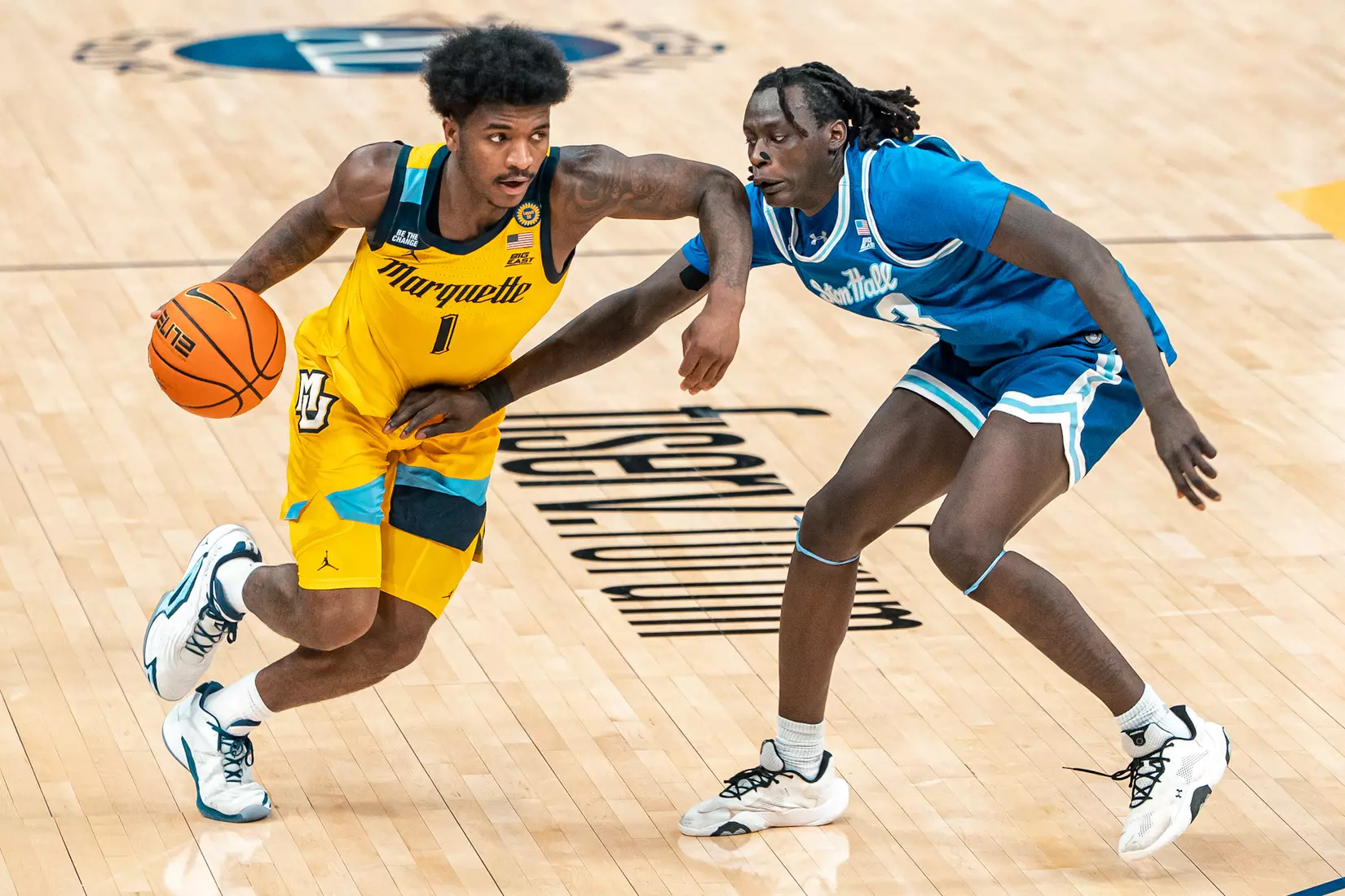 #16 Marquette Men's Basketball defeats to Seton Hall 80-56 on Tuesday, February 18th, 2025 at Fiserv Forum in Milwaukee, WI