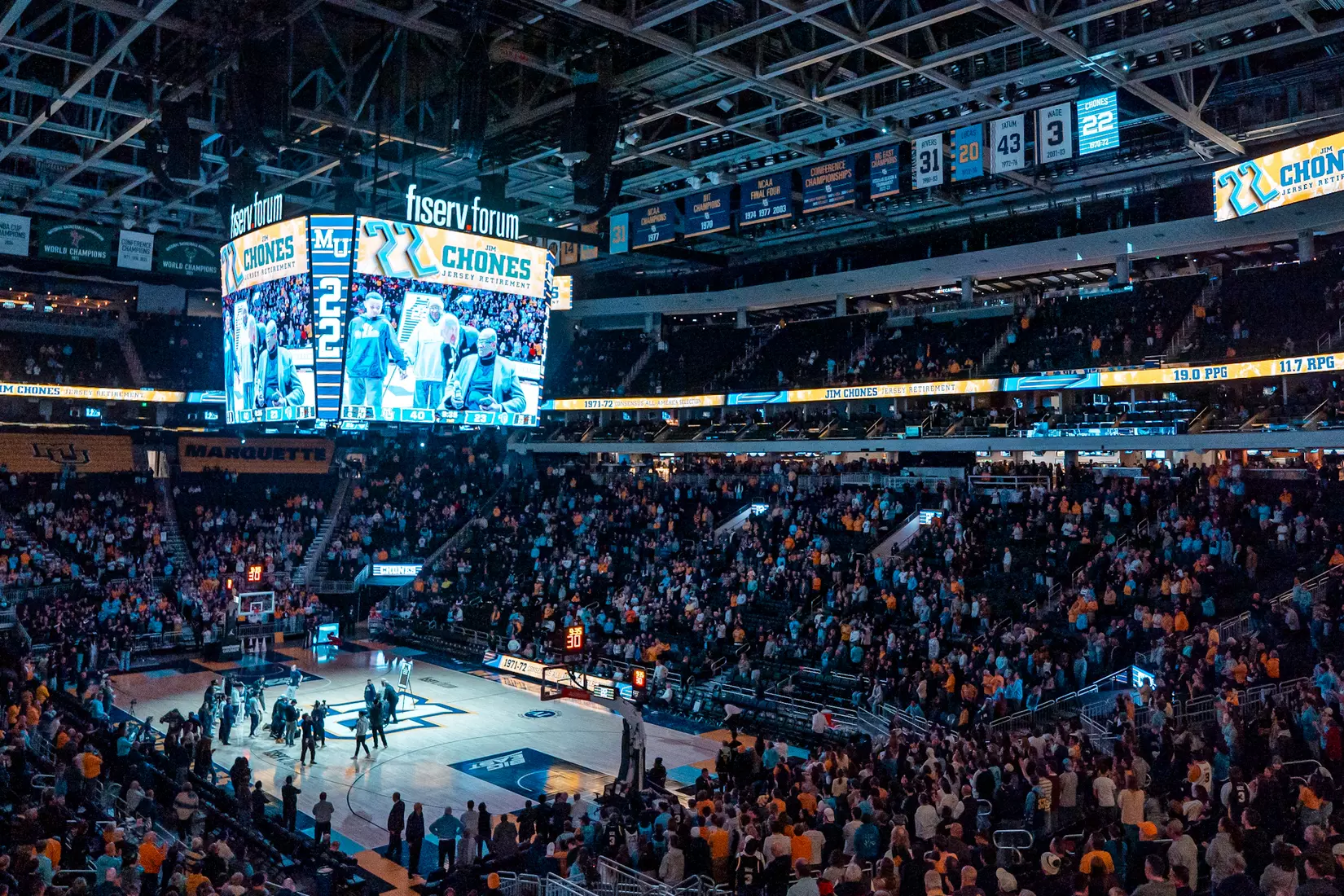 #16 Marquette Men's Basketball defeats to Seton Hall 80-56 on Tuesday, February 18th, 2025 at Fiserv Forum in Milwaukee, WI