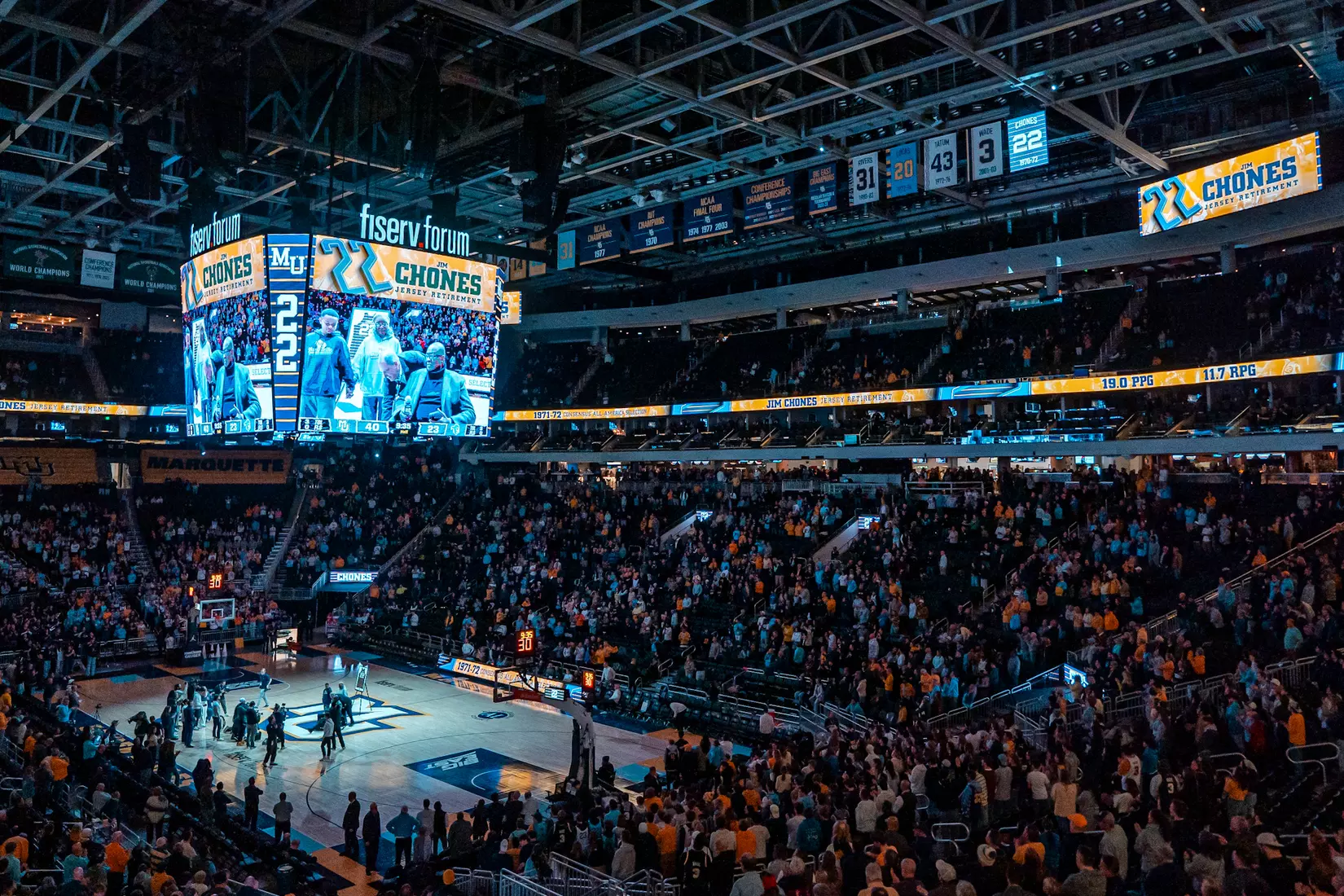 #16 Marquette Men's Basketball defeats to Seton Hall 80-56 on Tuesday, February 18th, 2025 at Fiserv Forum in Milwaukee, WI