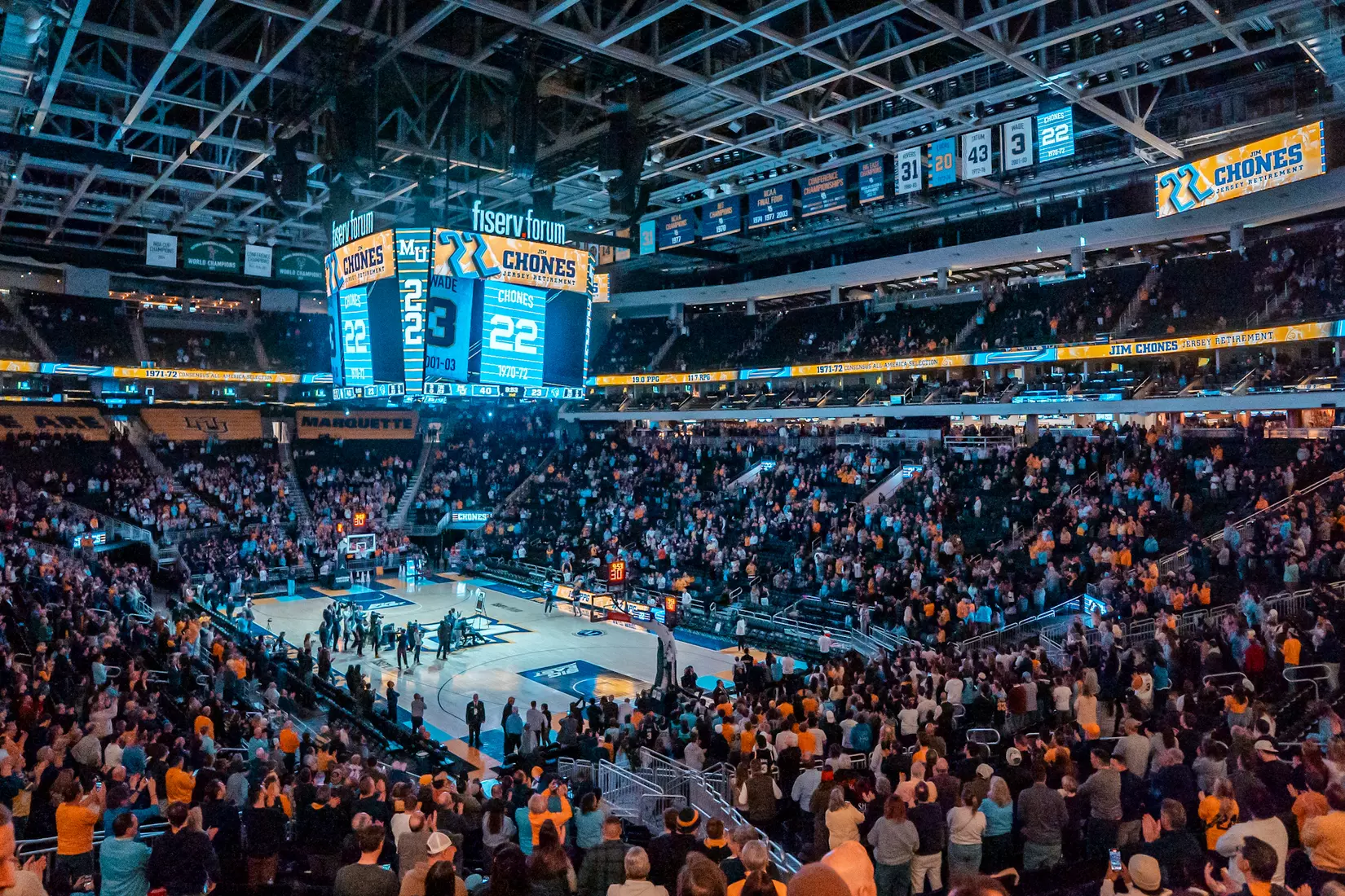 #16 Marquette Men's Basketball defeats to Seton Hall 80-56 on Tuesday, February 18th, 2025 at Fiserv Forum in Milwaukee, WI