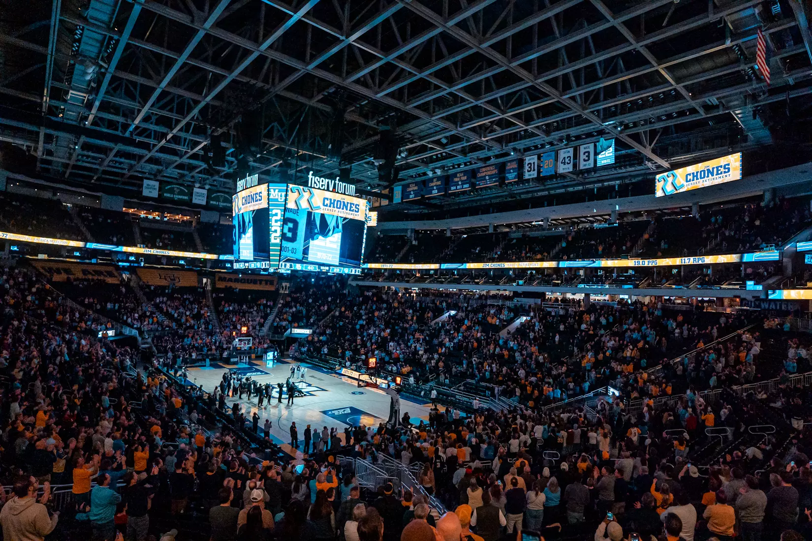 #16 Marquette Men's Basketball defeats to Seton Hall 80-56 on Tuesday, February 18th, 2025 at Fiserv Forum in Milwaukee, WI