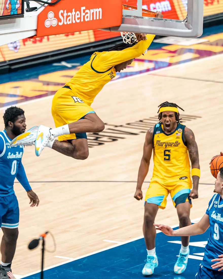 #16 Marquette Men's Basketball defeats to Seton Hall 80-56 on Tuesday, February 18th, 2025 at Fiserv Forum in Milwaukee, WI