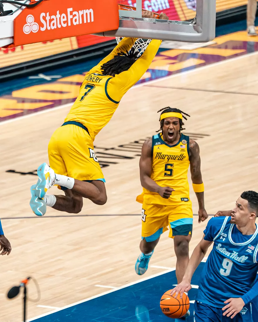 #16 Marquette Men's Basketball defeats to Seton Hall 80-56 on Tuesday, February 18th, 2025 at Fiserv Forum in Milwaukee, WI