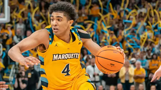 #9 Marquette Men's Basketball falls to UCONN 77-69 on National Marquette Day on Saturday, February 1st, 2025 at Fiserv Forum in Milwaukee, WI