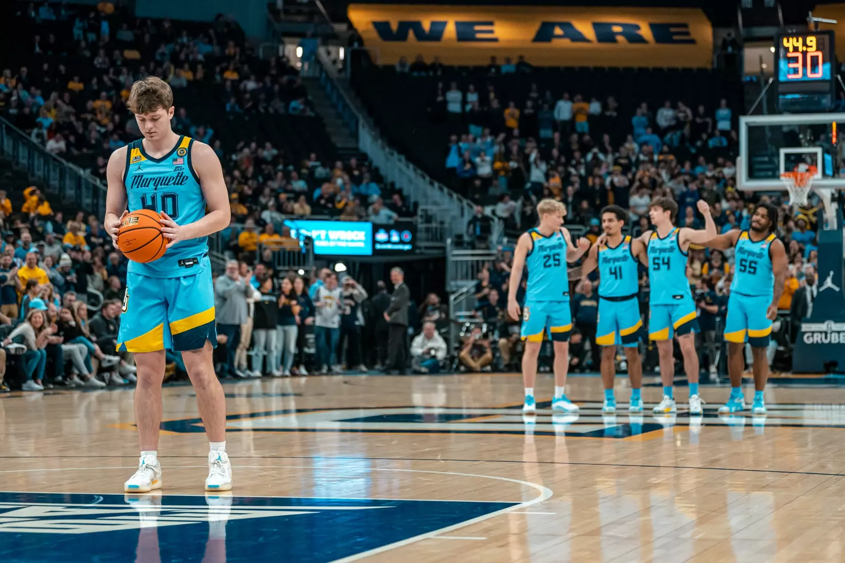 #21 Marquette Men's Basketball defeats Providence 82-52 on Tuesday, February 25th, 2025 at Fiserv Forum in Milwaukee, WI
