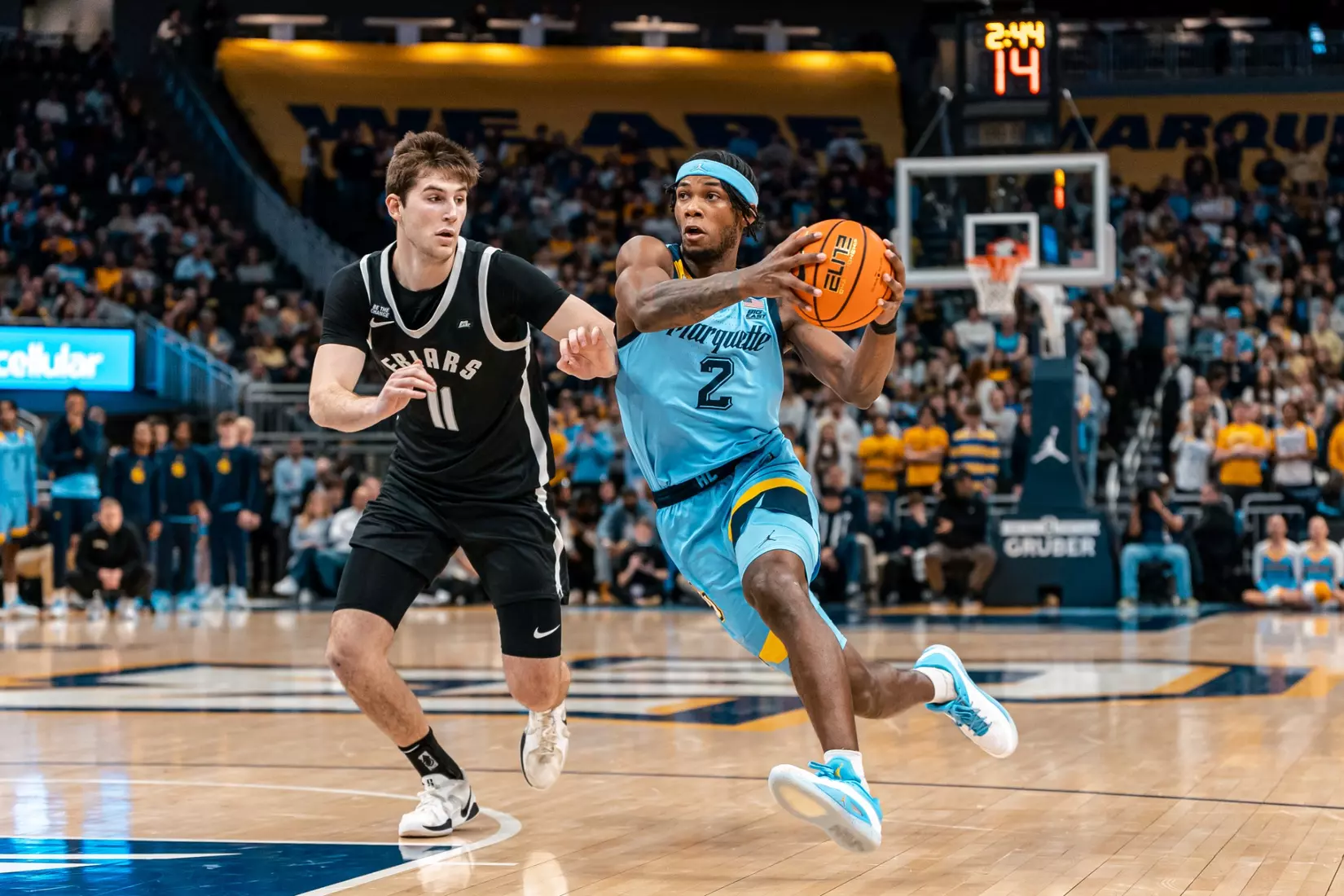 #21 Marquette Men's Basketball defeats Providence 82-52 on Tuesday, February 25th, 2025 at Fiserv Forum in Milwaukee, WI