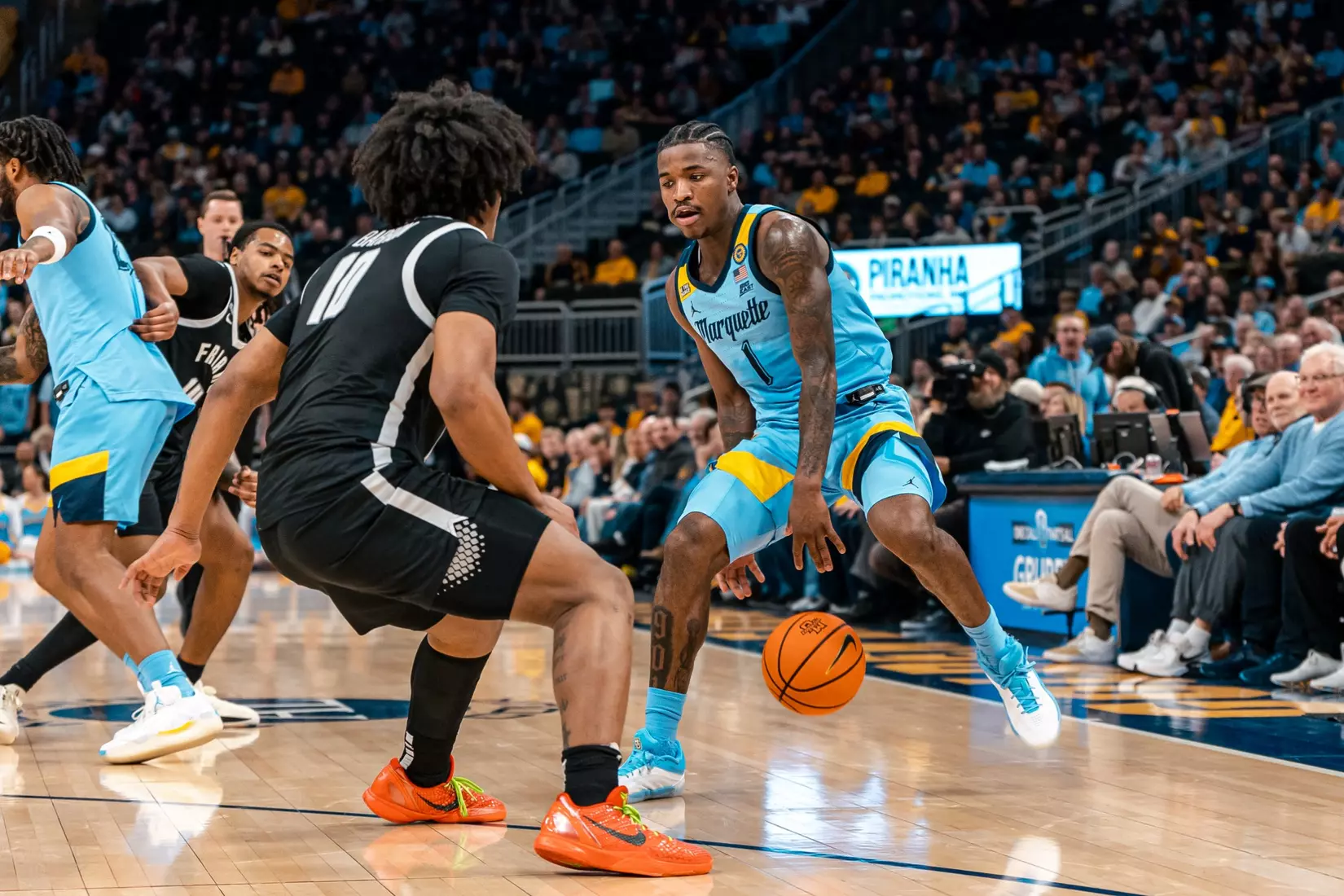 #21 Marquette Men's Basketball defeats Providence 82-52 on Tuesday, February 25th, 2025 at Fiserv Forum in Milwaukee, WI