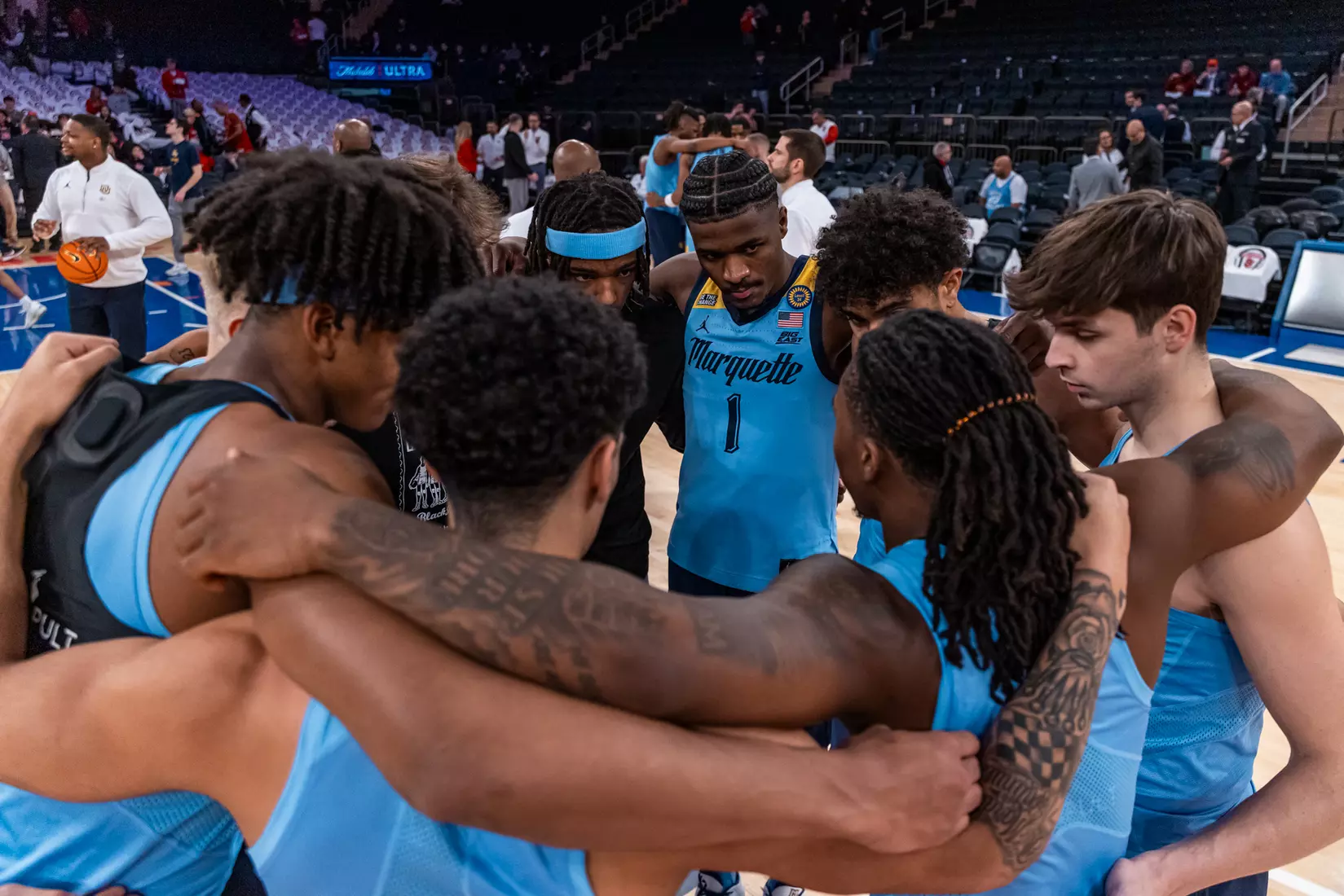 #11 Marquette Men's Basketball falls to St. Johns 64-70 on Tuesday, February 4th, 2025 at Madison Square Garden in New York, NY