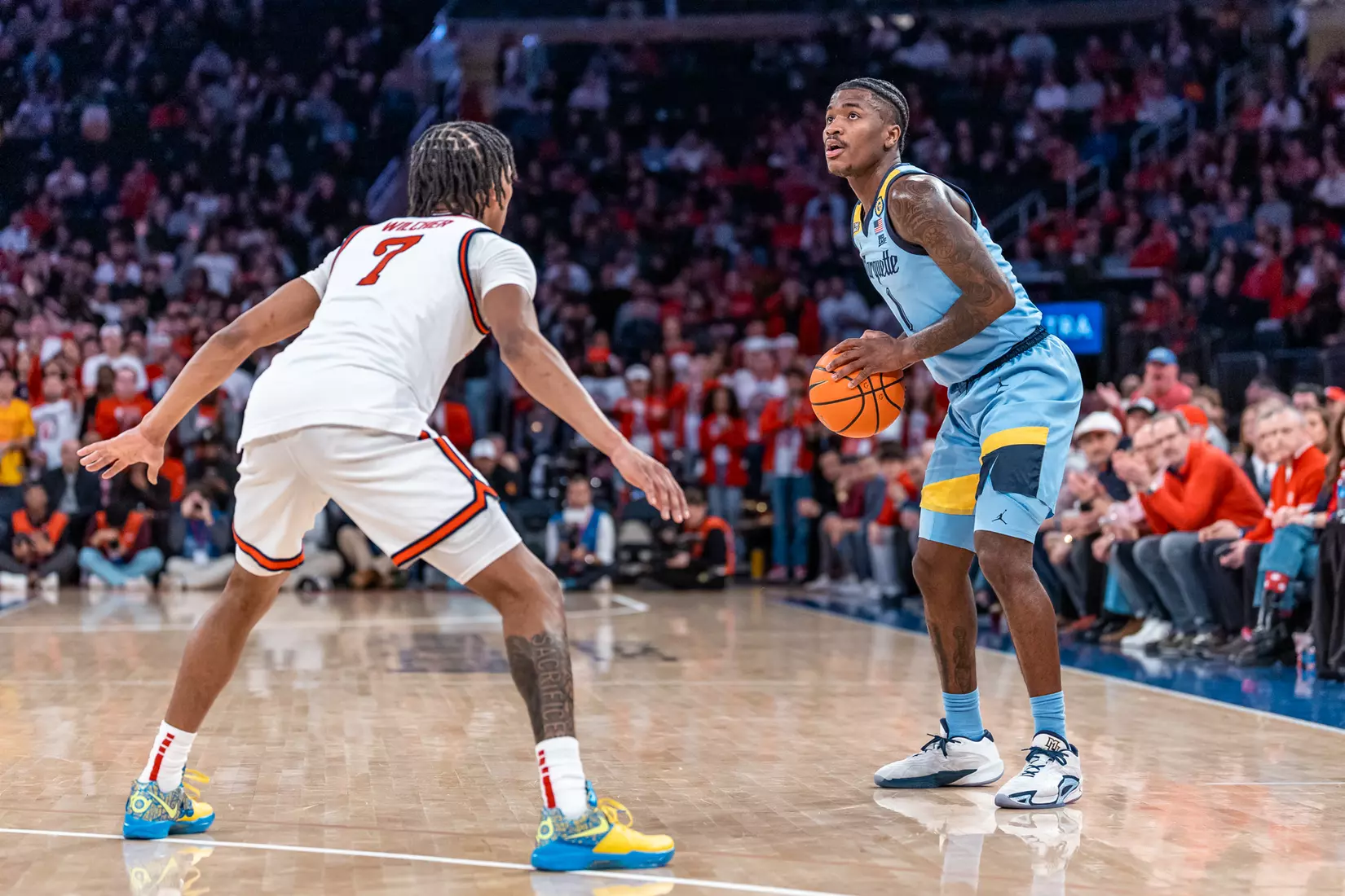 #11 Marquette Men's Basketball falls to St. Johns 64-70 on Tuesday, February 4th, 2025 at Madison Square Garden in New York, NY