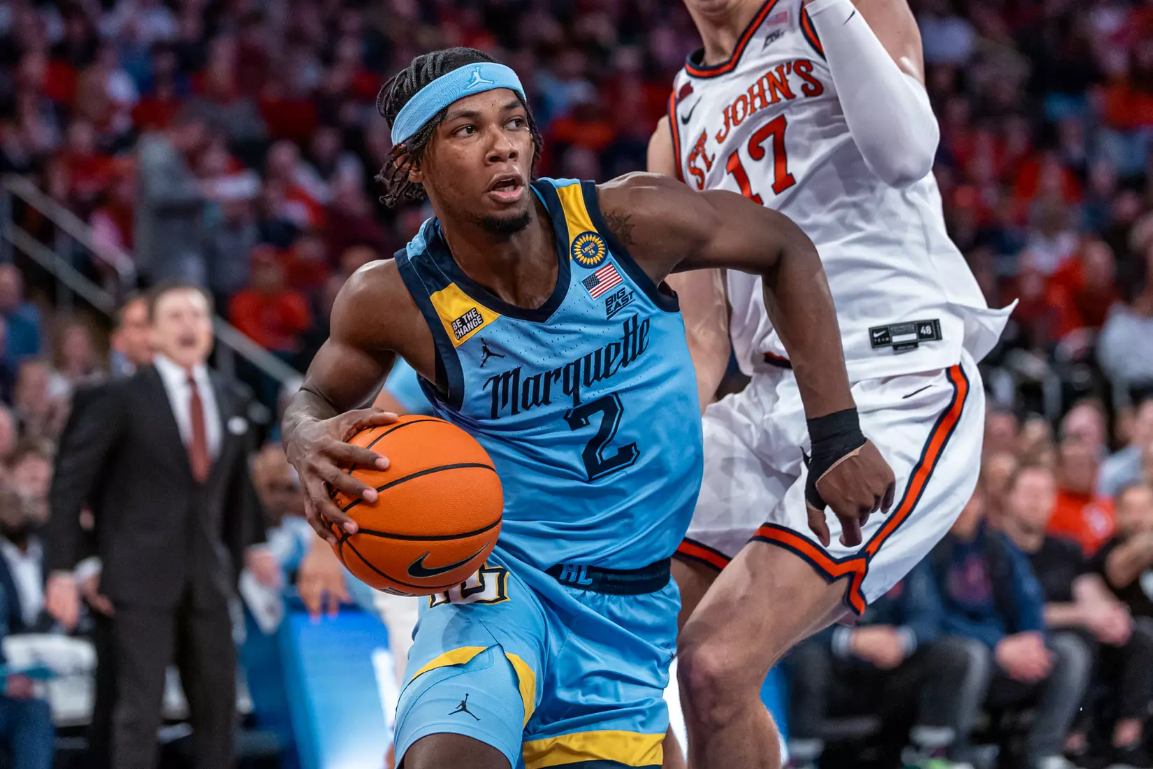 #11 Marquette Men's Basketball falls to St. Johns 64-70 on Tuesday, February 4th, 2025 at Madison Square Garden in New York, NY