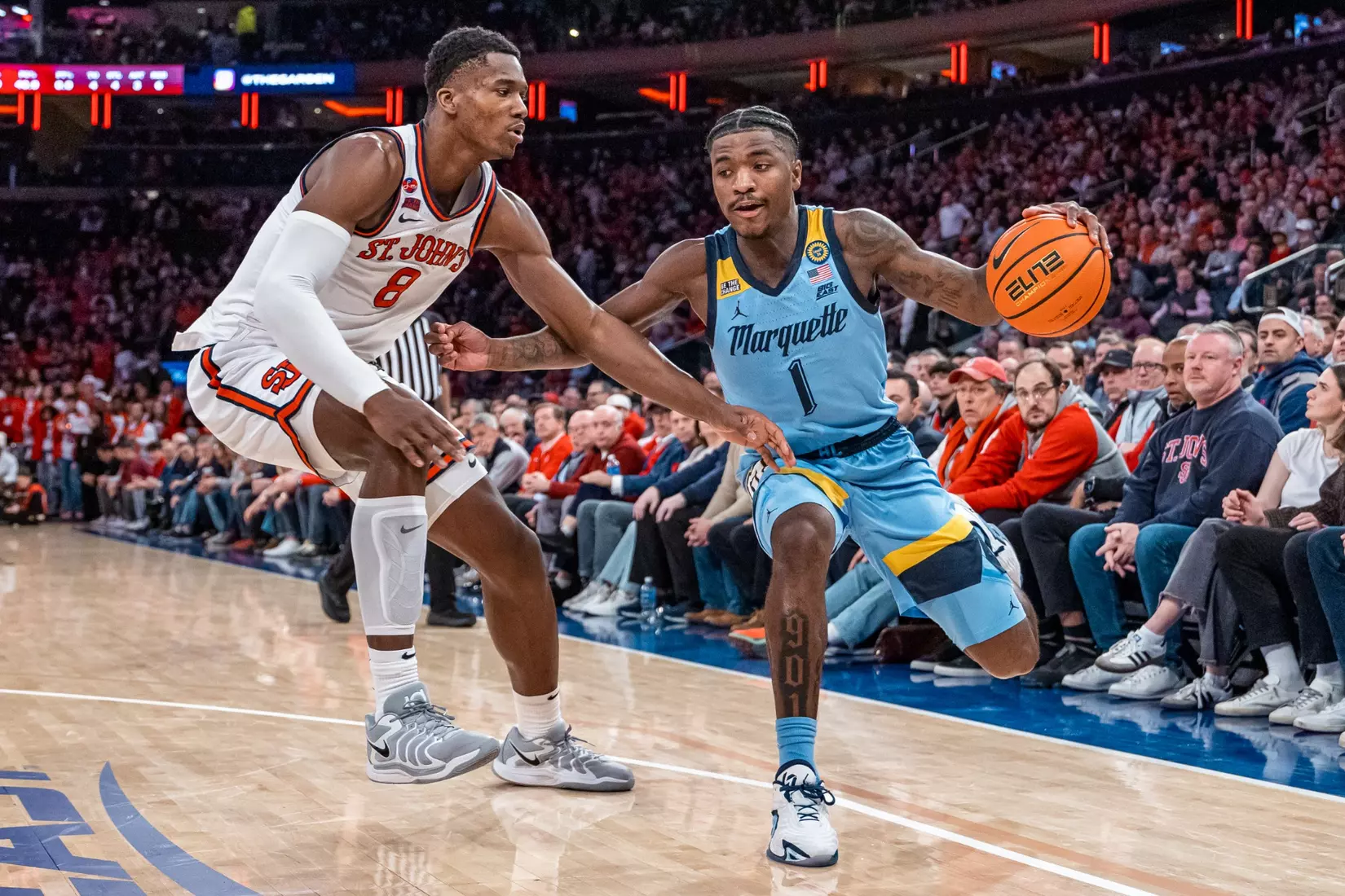 #11 Marquette Men's Basketball falls to St. Johns 64-70 on Tuesday, February 4th, 2025 at Madison Square Garden in New York, NY