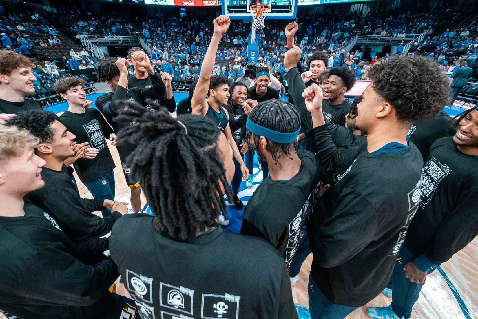 #11 Marquette Men's Basketball falls to Creighton 67-77 on Saturday, February 8th, 2025 at the CHI health center in Omaha Nebraska