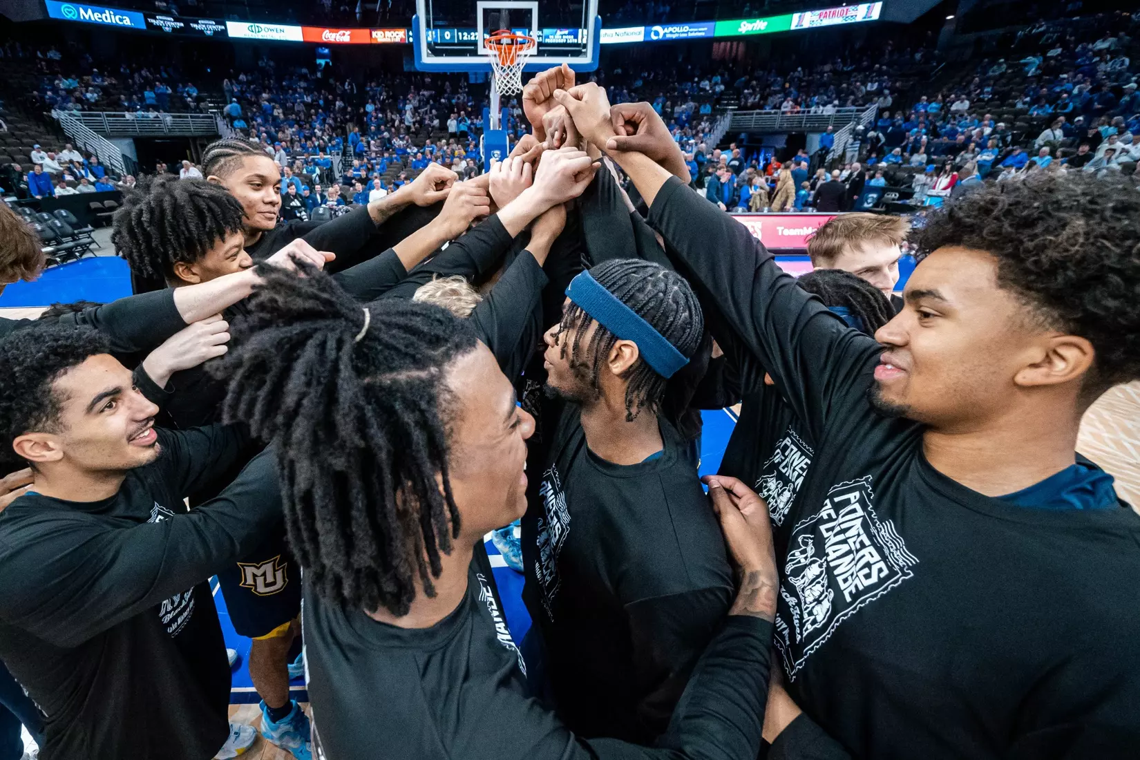 #11 Marquette Men's Basketball falls to Creighton 67-77 on Saturday, February 8th, 2025 at the CHI health center in Omaha Nebraska