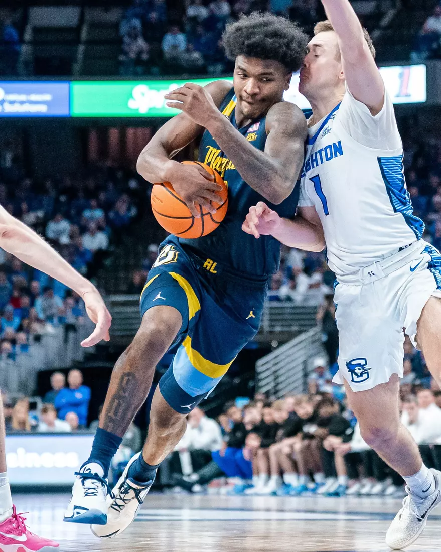 #11 Marquette Men's Basketball falls to Creighton 67-77 on Saturday, February 8th, 2025 at the CHI health center in Omaha Nebraska