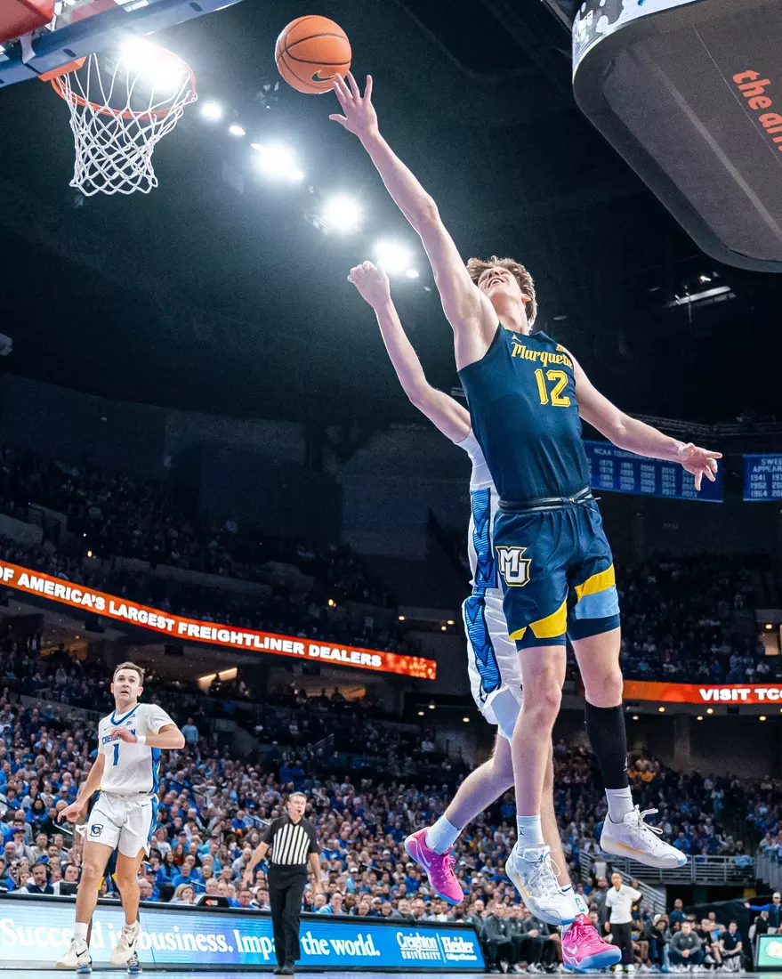 #11 Marquette Men's Basketball falls to Creighton 67-77 on Saturday, February 8th, 2025 at the CHI health center in Omaha Nebraska