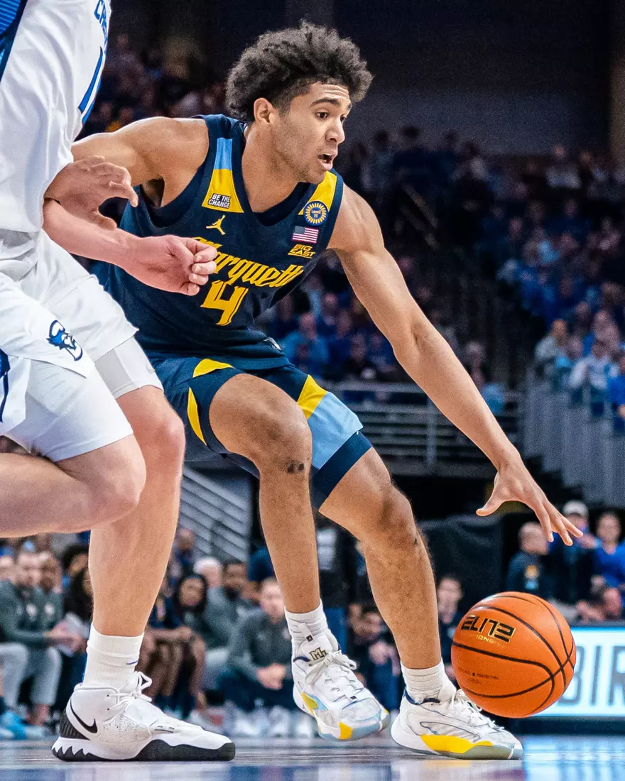 #11 Marquette Men's Basketball falls to Creighton 67-77 on Saturday, February 8th, 2025 at the CHI health center in Omaha Nebraska