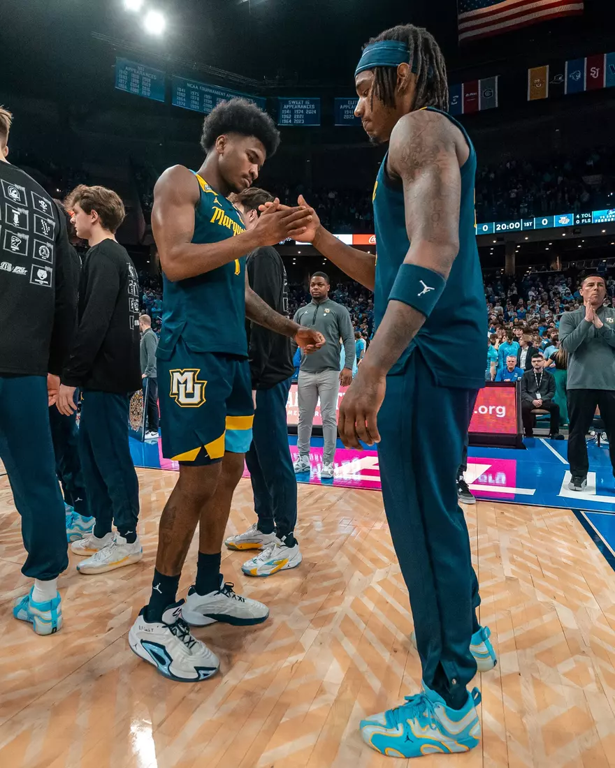 #11 Marquette Men's Basketball falls to Creighton 67-77 on Saturday, February 8th, 2025 at the CHI health center in Omaha Nebraska