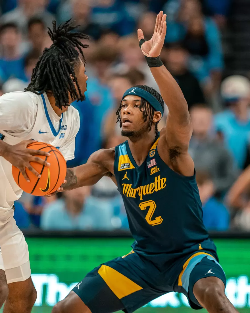 #11 Marquette Men's Basketball falls to Creighton 67-77 on Saturday, February 8th, 2025 at the CHI health center in Omaha Nebraska